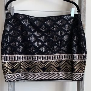 Express Sequined Skirt